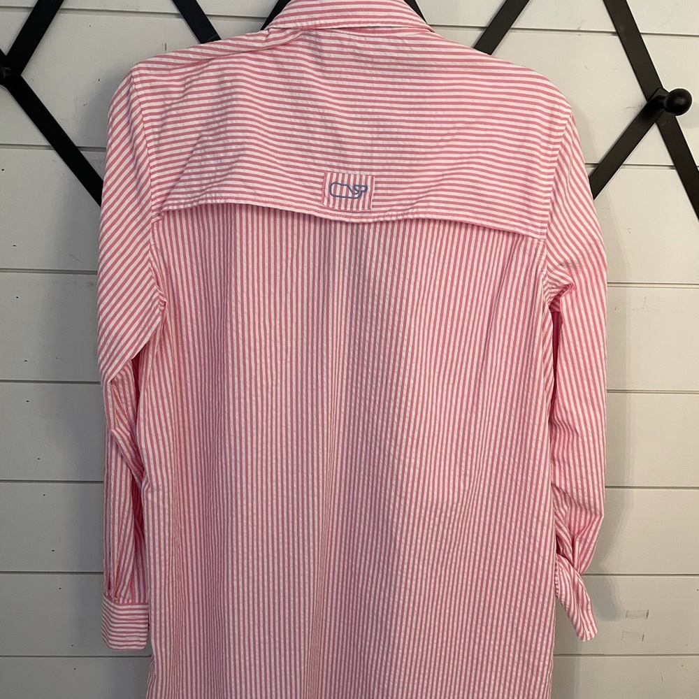 Vineyard vines seersucker beach cover up